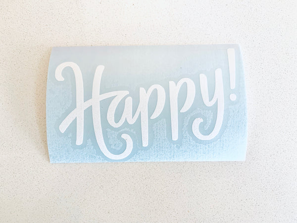 Happy! Decal/Sticker